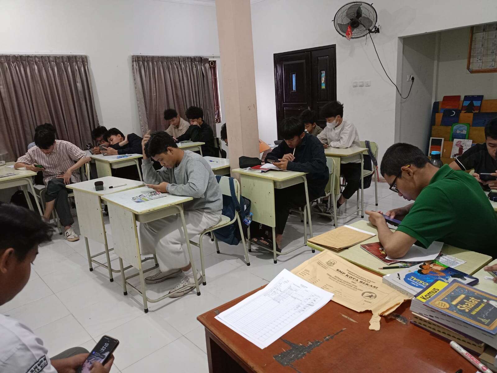 Kegiatan Try Out SMAI MUTIARA BARU Di SMPI AL HILAL Bekasi